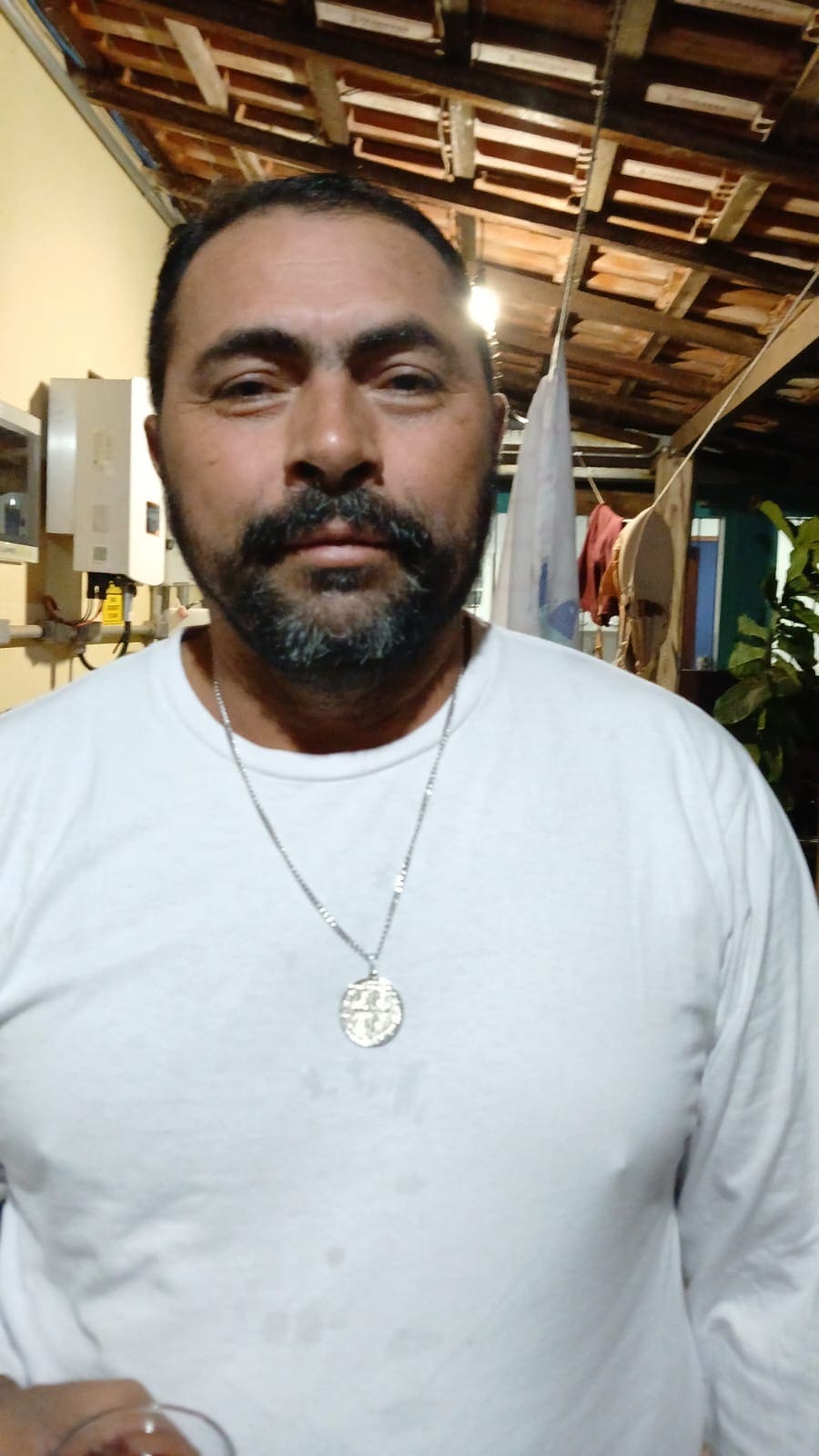 João Paulo com colar de São Bento